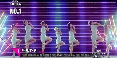 Aoa ショートヘア Mカウントダウン7月韓国チャート1位 Aoaのブログ Ace Of Angels